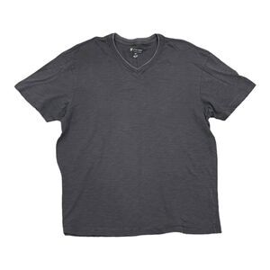 Cremieux Gray Garment Dyed Cotton T-Shirt M